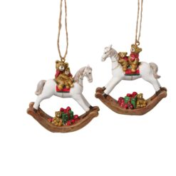 Kersthanger hobbelpaard  H7cm