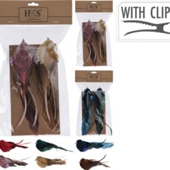 Vogel op clip set van 2 stuks